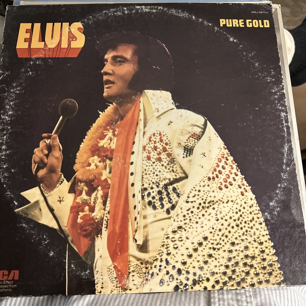 Elvis Presley Pure Gold 1975 LP Album Record Vinyl ANL1-0971 RCA Stereo